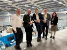 Visit of Oberbürgermeister Thomas Eiskirch (3rd left), Thomas Wollinger (2nd right) and Jagoda Josch (1st right) from Bochum, Germany to the Advanced Manufacturing Research Centre (AMRC), Rotherham