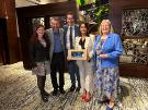 Visit of Oberbürgermeister Thomas Eiskirch (2nd right) and Jagoda Josch (1st left) from Bochum, Germany at a dinner at the St Paul’s Mercure Hotel, No. 119 Norfolk Street