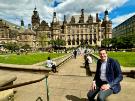 Visit of Oberbürgermeister Thomas Eiskirch from Bochum, Germany seen here in the Peace Gardens