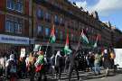 Demonstration by Sheffield Palestine Coalition in support of Gaza, Palestinians and Lebanon during Israel's military strikes