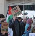 Demonstration by Sheffield Palestine Coalition in support of Gaza, Palestinians and Lebanon during Israel's military strikes