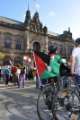 Demonstration by Sheffield Palestine Coalition in support of Gaza, Palestinians and Lebanon during Israel's military strikes