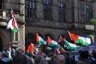 Demonstration by Sheffield Palestine Coalition in support of Gaza, Palestinians and Lebanon during Israel's military strikes