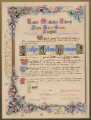 View: arc03413 Certificate awarded to William Tummon by the United Methodist Church, South Street Circuit, Sheffield, in recognition of his service to the Circuit, 1878 - 1928