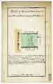 Plan of Samuel Wardlow’s lot near Roscoe Place taken of FW Everit