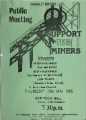 View: arc06172 Public meeting - support the miners, Barnsley, c. 1984/5