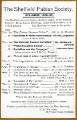 Sheffield Fabian Society programme of lectures 1908-1909, including Socialism and State Interference by Edward Carpenter