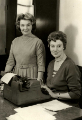 Sheffield Smelting Company Limited - shorthand typists Joyce Gill and Hilda Catserton