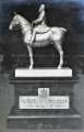 Hunt rider on horse statuette made by Walker and Hall