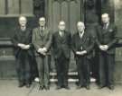 Senior employees / directors of Nichols and Co. (Sheffield) Ltd., wholesale grocers, tea, coffee and fruit merchants, Shalesmoor, [c. 1950]