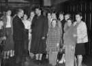 John Henry Bingham, Lord Mayor of Sheffield, 1954-1955: Greeting children from Germany, Midland Station