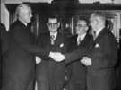 John Henry Bingham, Lord Mayor of Sheffield, 1954-1955: Foremen and Staff Mutual Benefit Society, annual dinner, Royal Victoria Hotel, Victoria Station Road