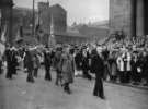 Annual Service of Remembrance, War Memorial, Barkers Pool sowing (right) City Hall