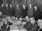 John Henry Bingham, Lord Mayor of Sheffield, 1954-1955: Parkhead Cricket Club, annual dinner, City Hall, Barkers Pool