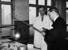 John Henry Bingham, Lord Mayor of Sheffield, 1954-1955: Visit to the Remploy Ltd., factory, Bramall Lane