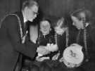 John Henry Bingham, Lord Mayor of Sheffield, 1954-1955: Visit of the Obernkirchen Children's Choir, Town Hall