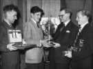 John Henry Bingham, Lord Mayor of Sheffield, 1954-1955: Sheffield Telegraph Marathon, presentation of prizes