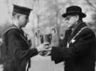 John Henry Bingham, Lord Mayor of Sheffield, 1954-1955: Visit to the [Sheffield] Sea Cadets [Corps] at Loxley House