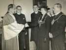 Sheffield Diocesan Conference showing Lord Mayor, Councillor Samuel Hartley Marshall JP and Lady Mayoress, Mrs Marshall