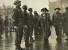 Inspection of the Battalion in Barkers Pool by Lord Mayor, Councillor Samuel Hartley Marshall JP following the conferment on the Hallamshire Battalion, the York and Lancaster Regiment of their right to march through the City with fixed bayonets 