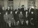 Duchess of Gloucester (centre sitting) during a visit to Laycock Engineering Ltd., Victoria Works, Archer Road