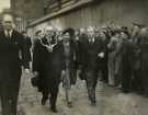 Duchess of Gloucester (3rd left) with (centre) Lord Mayor, Councillor Samuel Hartley Marshall JP at a visit to  Laycock Engineering Ltd., Victoria Works, Archer Road