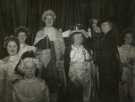 Lady Mayoress, Mrs Marshall (2nd right) crowning Miss Dorothy Nicholson the 1944 Star and Darnall and District Medical Aid Society] at the Darnall Wesley Hall