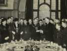 Lord Mayor, Councillor Samuel Hartley Marshall JP (5th left, front row), Lady Mayoress, Mrs Marshall (3rd left, front row) entertain Polish apprentices attached to the Polish Air Force to tea at the Town Hall, Pinstone Street