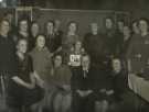 Lord Mayor, Councillor Samuel Hartley Marshall JP (1st right, sitting) and the Lady Mayoress, Mrs Marshall (1st left, sitting) with members of the women's section of the Sheffield, Rotherham District Licensed Trades Association at a dance