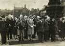 Lord Mayor, Councillor Samuel Hartley Marshall JP and Lady Mayoress, Mrs Marshall at the parade in Barkers Pool of uniformed organisations for Sheffield Youth Week