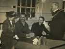 Lord Mayor, Councillor Samuel Hartley Marshall JP and Lady Mayoress, Mrs Marshall visiting wounded servicemen at King Edward VII Hospital, Rivelin Valley Road