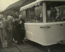 Refreshments vehicle at the Endcliffe Show [Endcliffe Park] showing (1st left) Councillor Samuel Hartley Marshall JP