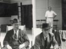 Sheffield Collegiate cricket club tour of Devon showing (l. to r.) J. P. Hunt, B. H. Barber and (back) R. H. G. Carr