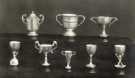 Prize cups, E. Leclere, electro plate manufacturer, No. 56 Howard Street