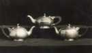 Tea pots, E. Leclere, electro plate manufacturer, No. 56 Howard Street 