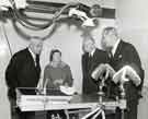 View: h00264 Opening of the new X-Ray Department, City General Hospital (latterly Northern General Hospital) showing (second left) Miss E. K. Abbot, consultant radiologist, from New Zealand