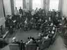 View: h00297 Residents in sitting room, Miners Rehabilitation Centre, Royal Infirmary Firbeck Annexe, Firbeck Hall 