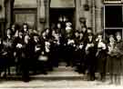 View: h00349 Group of district nurses, Sheffield Queen Victoria District Nursing Association, Johnson Memorial Home, No. 4 Endcliffe Crescent