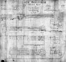 Architects drawing for New Workhouse, Sheffield Union (latterly the City General Hospital and Northern General Hospital), Fir Vale