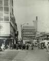 Haymarket from the junction of (left) King Street showing (centre) Castle Market and offices and (right) The Gallery, c.1963