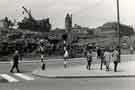 View: p00383 Redevelopment of Pond Street showing (left) the possible construction of Fiesta nightclub, (right) Pawson and Brailsford, printers, and (centre) Victoria Hall, Norfolk Street