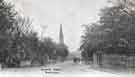 View: p01434 Glossop Road showing (centre) Glossop Road Baptist Church, c.1904