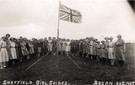 View: p01492 Sheffield Girl Guides at camp at Brean, Somerset