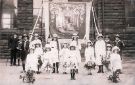 View: p01585 Children from the Darnall Parish Church Sunday Schools probably celebrating Whitsuntide