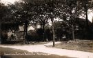 View: p01598 Arbourthorne Cottages, off Arbourthorne Road, southern end of Norfolk Park, opposite pavilion. There were two houses, each divided into three dwellings 	 