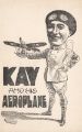 View: p01632 Postcard advertising Kay and his aeroplane [music hall / theatrical act]