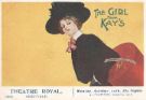 View: p01633 Postcard advertising ' The Girls from Kay's', Theatre Royal, Sheffield. Monday, October 17th [1904]