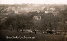 View: p01663 Ranmoor from Cow Lane showing (top centre) St. John's C. of E. Church, Fulwood Road 