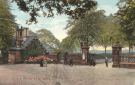 View: p01722 Entrance to Norfolk Park, off Norfolk Park Road showing (left) Norfolk Park Lodge, c.1914