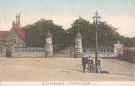 View: p01724 Entrance to Norfolk Park, off Granville Road showing (left) Norfolk Park Lodge